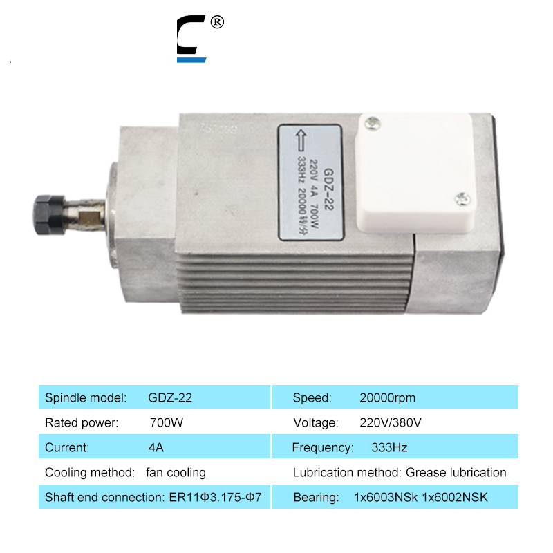 HYCNC Hava Soğutmalı Mil 700W  - Cnc Spindle Motor incelemesi ve fiyatı